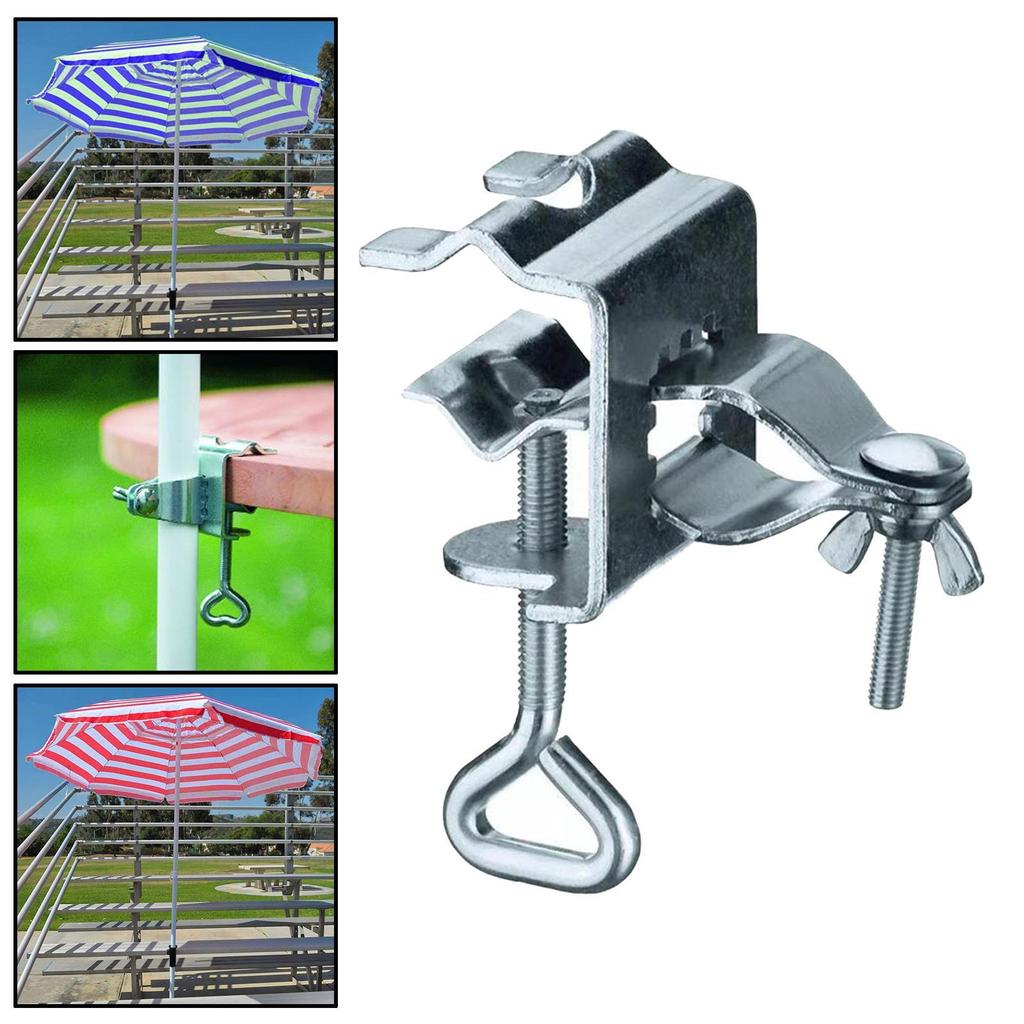 1Pc Balcony Umbrella Holder Parasol Table Clamp Patio Beach Parasol Holder