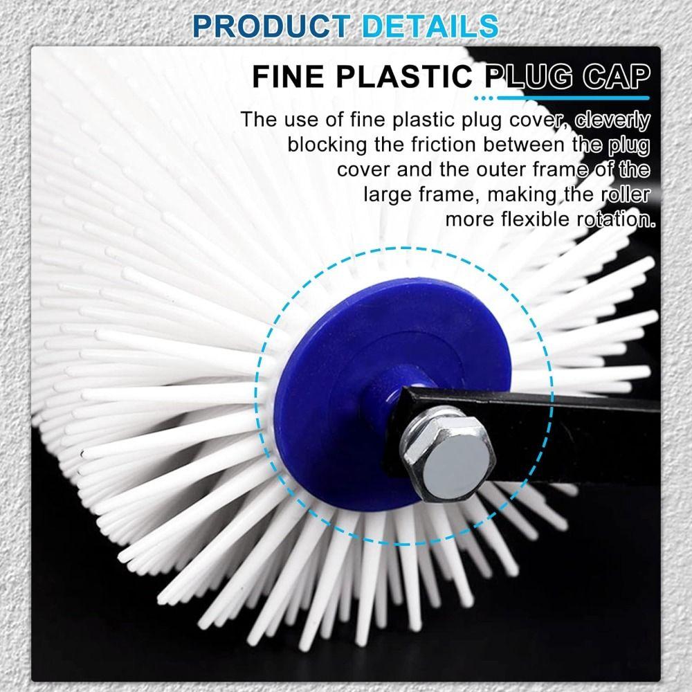 10 inches Latex Floor Plastic Self Compound Roller Spike Roller  Epoxy Floor Paint Construction.