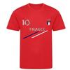 Ensemble de football (maillot et short) - NPZ - Style France - Rouge - Short bleu - 7-8 ans
