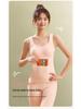 New Style Cashmere Silk Warm Underwear Set with Chest Pad for Middle School Girls: Autumn/Winter