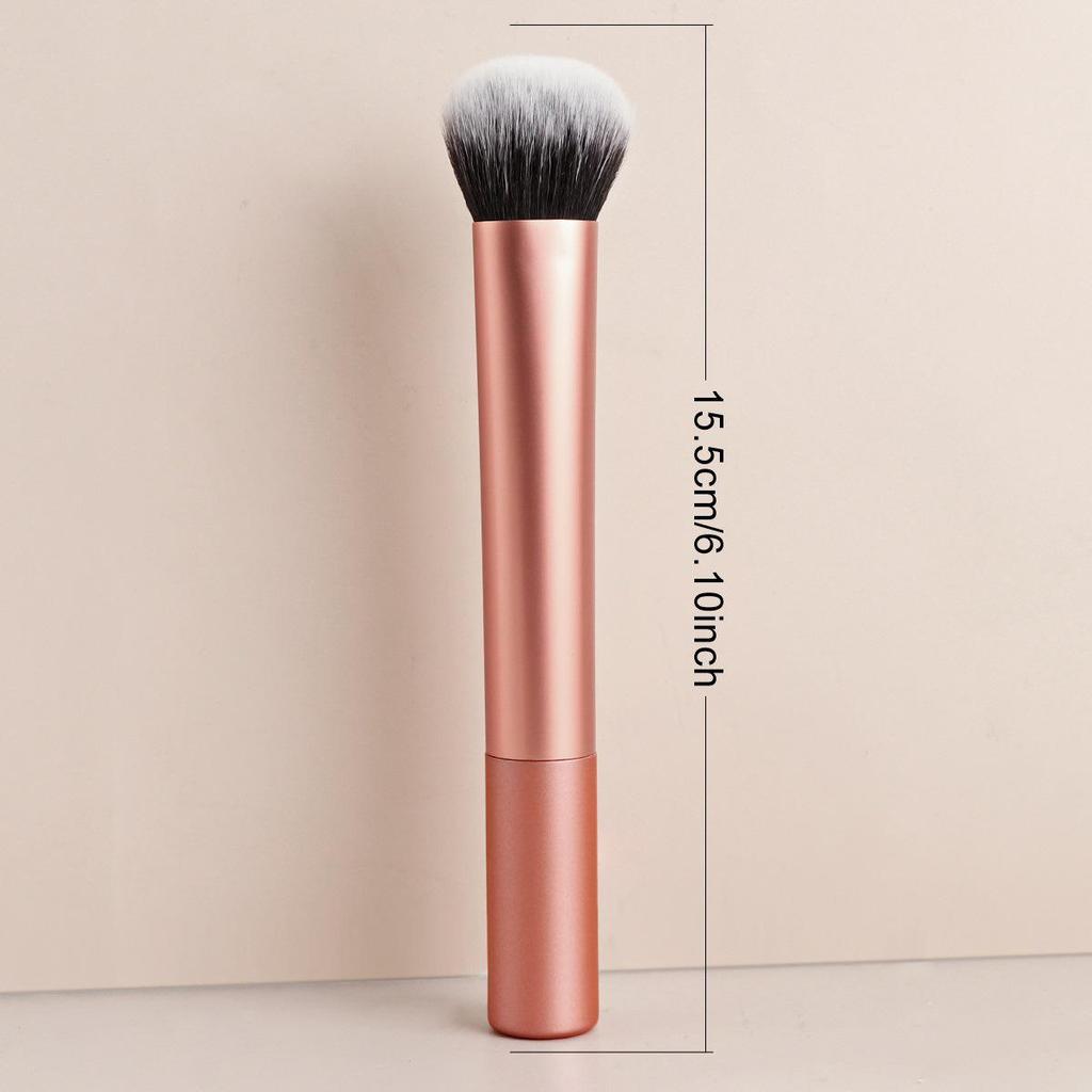 Long-Handle Makeup Brush Set: Includes Contour, Powder, Eyebrow, and Eyeshadow Brushes In 4, 6, and 8-Piece Options.