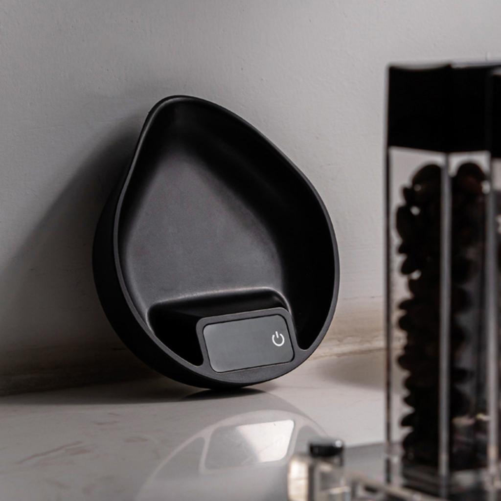 Multifunkční kuchyňská váha Váha na potraviny Kávová váha Plastová textura Kávová vážicí miska pro kávové nadšence