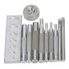 Stanzen Druckknopf Set Metallgriff Druckknopf Nietenwerkzeug Leder DIY Installationstool