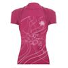 Fake Two Short-sleeved T-shirts, New Personalized Square Neck Romantic Flower Top