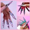 New 150pcs/box Butterfly Nail Dual Forms Acrylic Poly Nail Gel Mold Full Cover Reusable Nail Extension System Top Forms Tools