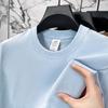 Summer High-end Brand Men's Short Sleeve Round Neck Fashionable Style Half Sleeved Top Breathable T-shirt