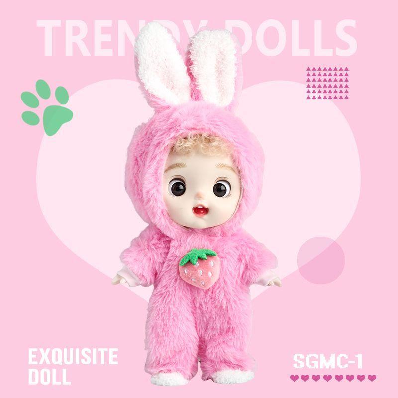 8-inch Doll with Changeable Clothes, Exquisite and Cute Doll, Princess Girl Birthday Gift, Pretend Play Toy