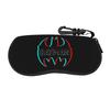 Batmans Glitch Logo Glasses Case Unisex Waterproof Box Glasses Storage Box Print Eyewear Container