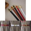 Fashion Leather Waist Belt For Women With Silver Button Closure For Daily Use