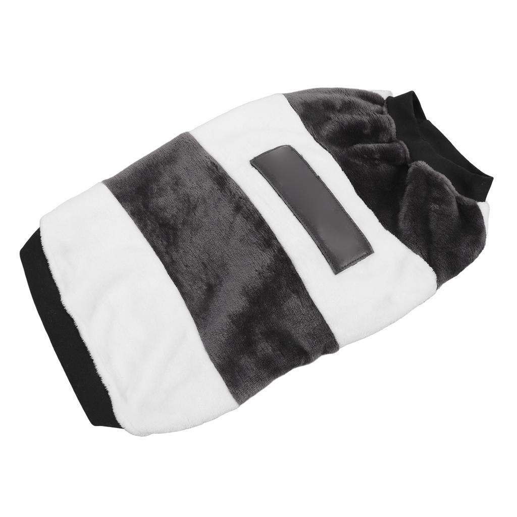 Dog Warm Clothes Round Neck Soft Skin Friendly Dog Winter Shirt for Medium Large Pet