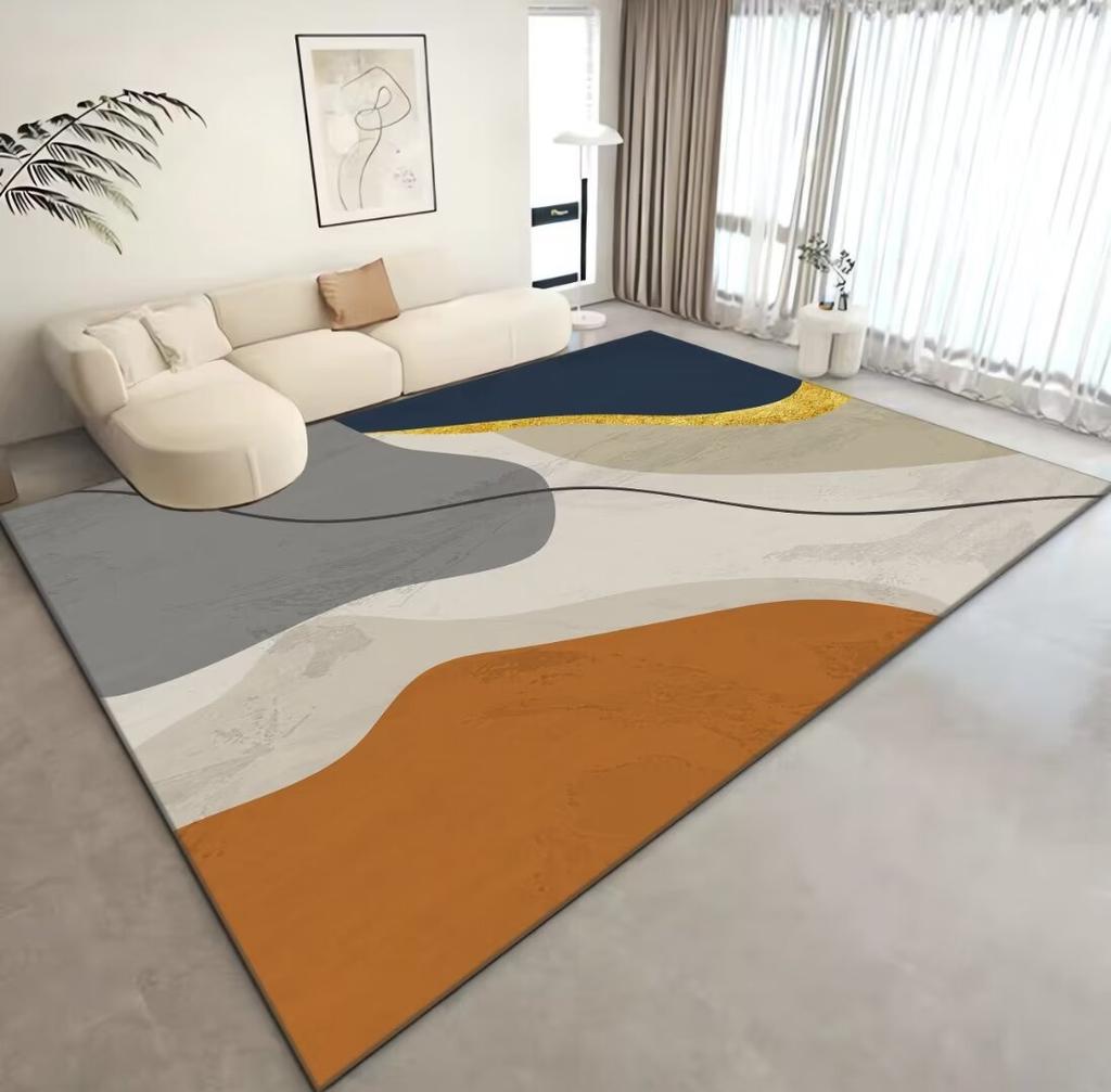 Modern Nordic CARPET FOR LIVE ROOM Simple Style Washable 200x300 Large Area Rugs Big Size Non-slip Mat for Kids Lint-free IG