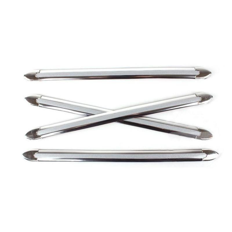 4 Stück Auto Antikollisionsstreifen Stoßstangenschutz Auto Crash Bar Anti-Rub Bar