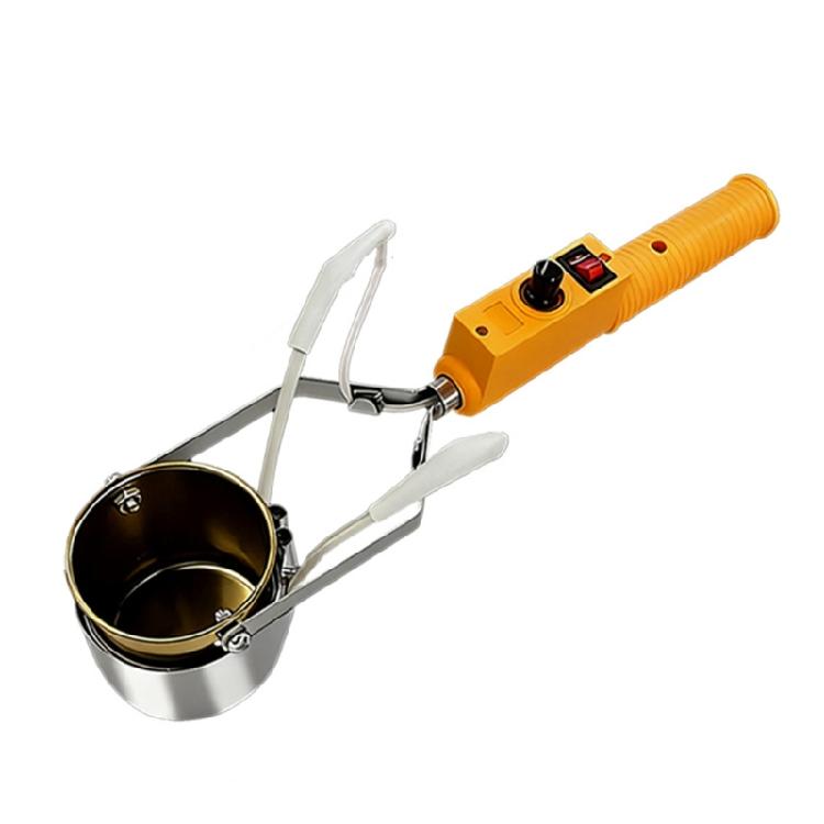 Handheld Tin Furnace Portable Temperature Control Electrical Cable Melting Portable Tin Furnace for Home Small Business
