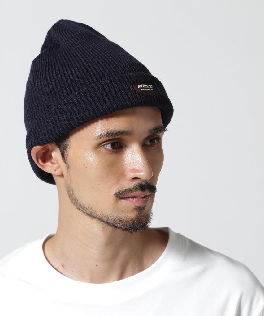 AVIREX 2WAY WATCH CAP Men's F Navy 783-3974004