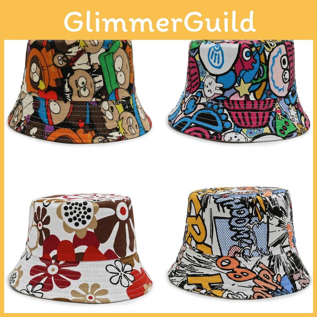 Fisherman Floral Printing Hat Outdoor Sun Protection Bucket Hat Gift Fashion