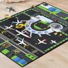 Cute Cartoon Dinosaur Rug for Bedroom Bedroom Playroom Decor for Kids Lovely Dinosaur Animal Pattern Carpet Blue Rug Non-Slip