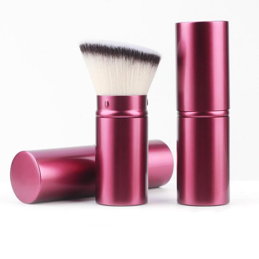New Portable Retractable Makeup Brush - Multifunctional Blush & Powder Tool