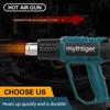 220V EU LCD Display Heat Gun Thermoregulator Hot Air Gun for Shrink Wrapping Soldering Station Construction Dryer Plastic Welder