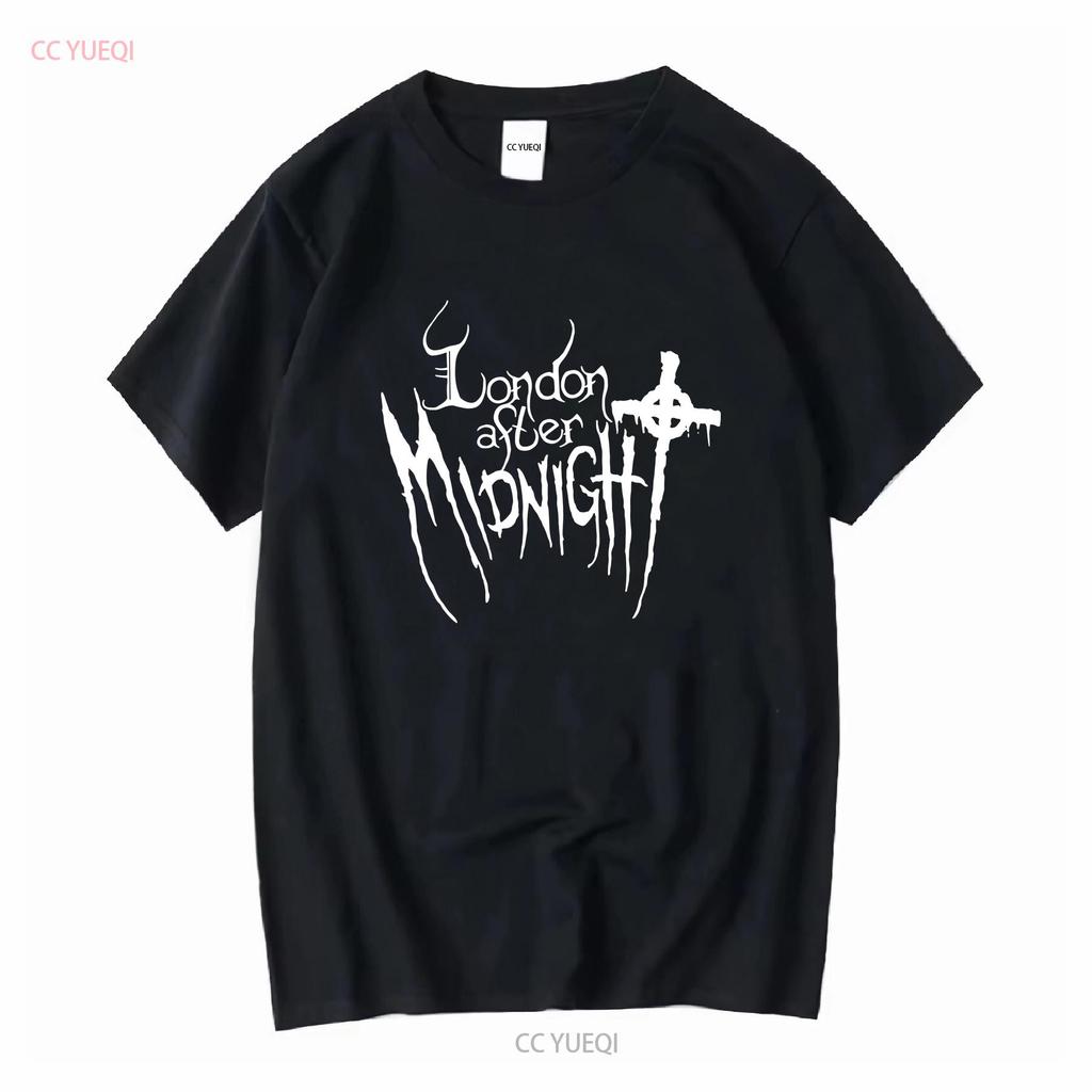 Maglietta Vintage London After MidnighT Anni 2000 Taglia L manica lunga o corta vintage Lavata Traspirante Leggermente Versatile grafica