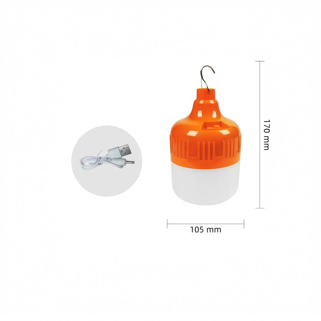 Super Bright, Energy-Saving Wireless Outdoor Bulb for Night Markets & Emergency Lighting