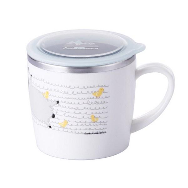 Stainlock Alps Farm Friends Dvojitý hrnek + Víčko, Mix barev, Sada 2 kusů