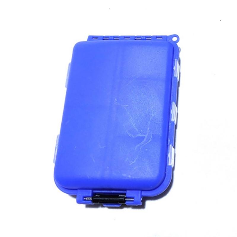 Double Layer Fishing Tackle Box Organizer, Lure Storage Case with Compartments for Spinners Micro Jigs Hooks