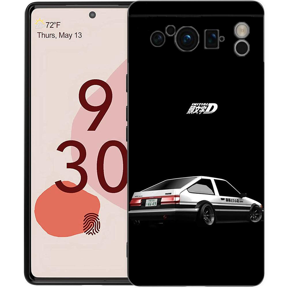 Anime Initial D AE86 Phone Case Cover for Google Pixel 8 7 6 7A 6A Pro 5G Shockproof Silicone Soft 9 Pro XL 8 Pro 5G Shell Capas
