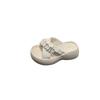 Fairy Wind Thick-soled Cool Slippers Female 2025 Summer New Round Head Thick-soled Comfortable and Versatile Women's One-character Slippers
