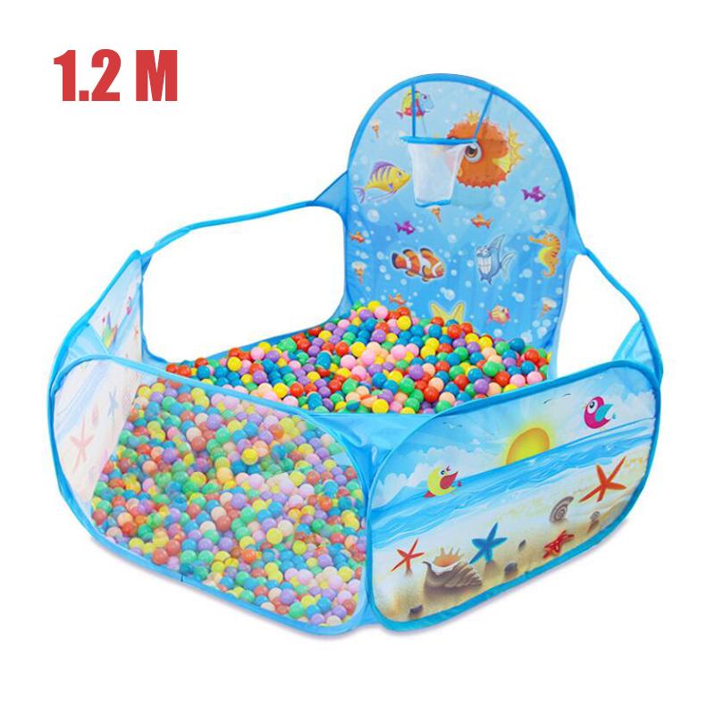 Non-Toxic Play Tent Cartoon Ball Pit Pool Portable Foldable Children Outdoor Indoor Sports Educational Toys With Basket For Kids