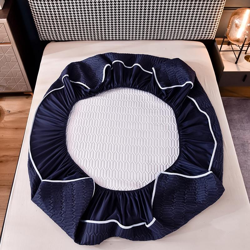 Prošívaný potah na matraci Antibakteriální prostěradlo Přehoz na postel Chránič matrace Latexová podložka 120x200 150x200 180x200 200x220cm