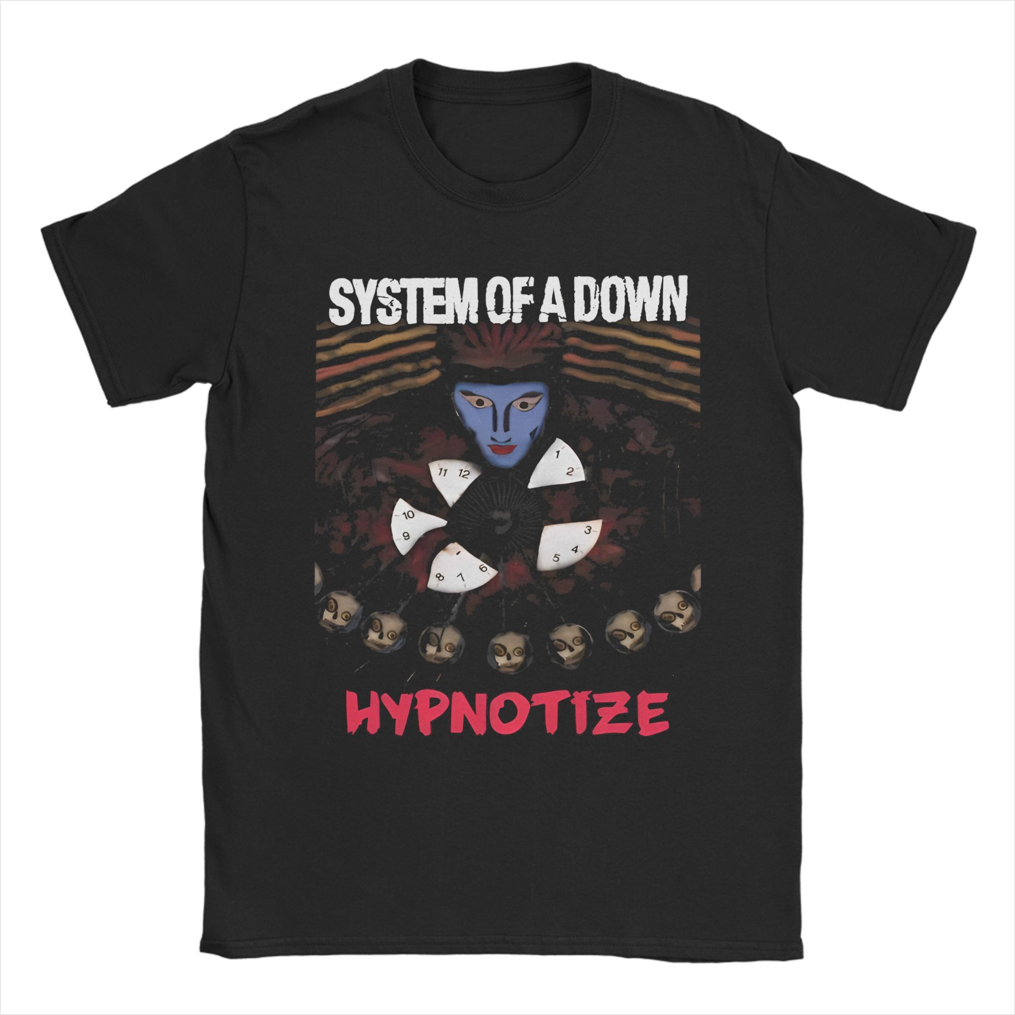 

Мужские футболки SOAD System Of A Down Рок-группа 100% хлопок Топ Футболки Летняя футболка с коротким рукавом Футболка с круглым вырезом Большой размер S