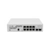 MikroTik Cloud Router Switch CSS610-8G-2S+IN, 8 Gigabit Ports, 2 SFP+, Rackmount, Web Managed