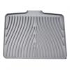 For Kitchen Tableware Dish Drying Mat 40x33cm Black/Gray/Beige/Green