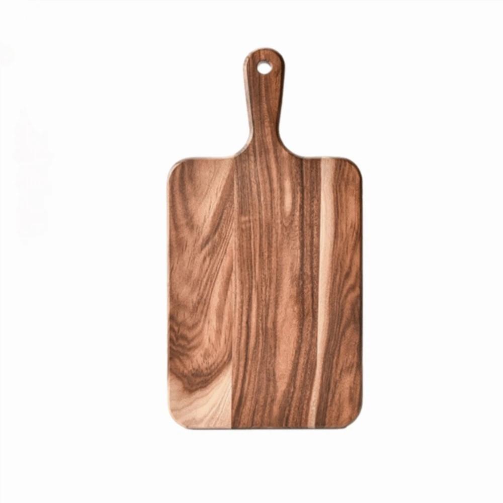 Saftrille Wurstwaren Serviertablett Mehrere Stile Pizzablech Langlebiges Holz Schneidebrett Brot