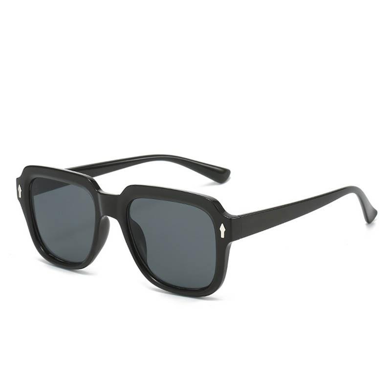 

Luxury Square Sunglasses Men Women Brand Design Oversized Black Orange Original Nail Sun Glasses Female Fashion Shades Eyewear