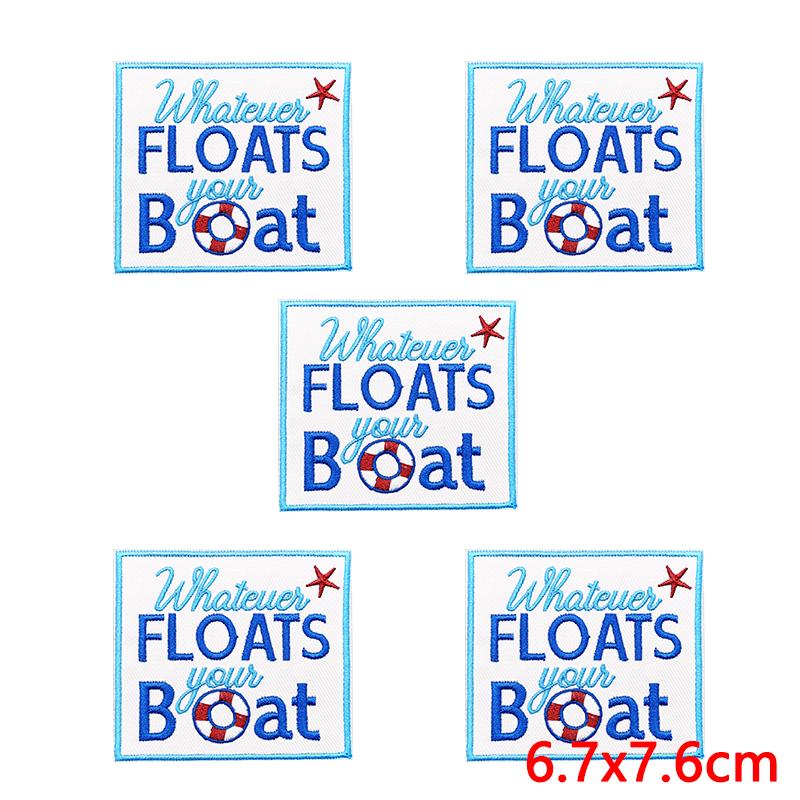 10pcs /Lots Pink Cartoon English Letter Embroidered Patches Diy Jackets Backpack Sew Badges Iron On Patches For Clothing Stickers 