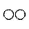 Carbon Fiber Car Trument Panel Left Right Air Outlet Trim Frame Interior Decoration Sticker For Mercedes Benz GLE GLS ML GL
