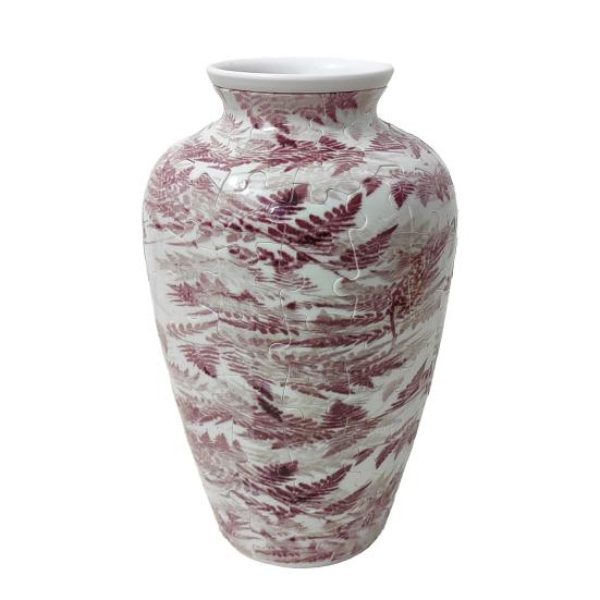 3D Puzzle Vase DIY Puzzle Vase Flower Holder 160 Curved Puzzle Pieces Decorative Floral