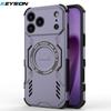 KEYSION Hollow Heat Dissipation Case for MagSafe for iPhone 17 Pro Max Soft Silicone+PC Magnetic Cooling Shockproof Phone Cover