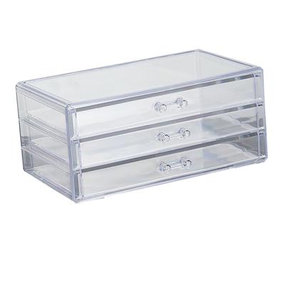 Acrylic Makeup Organizer Multipurpose Large Capacity Clear Drawer Storage Box for Vanity Bathroom