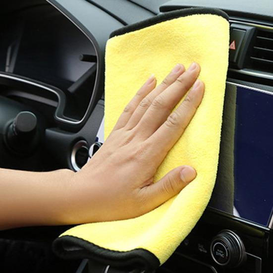 Automobilio plovimo rankšluostis dvipusis koralinio aksomo rankšluostis sugeriantis nepaliekantis ruožų automobilio džiovinimo šluostė virtuvės stalviršiui langams