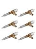 6PCS Fuel Injectors 2645A747 Fit for CAT Fit for Caterpillar Perkins C6.6 320-0680