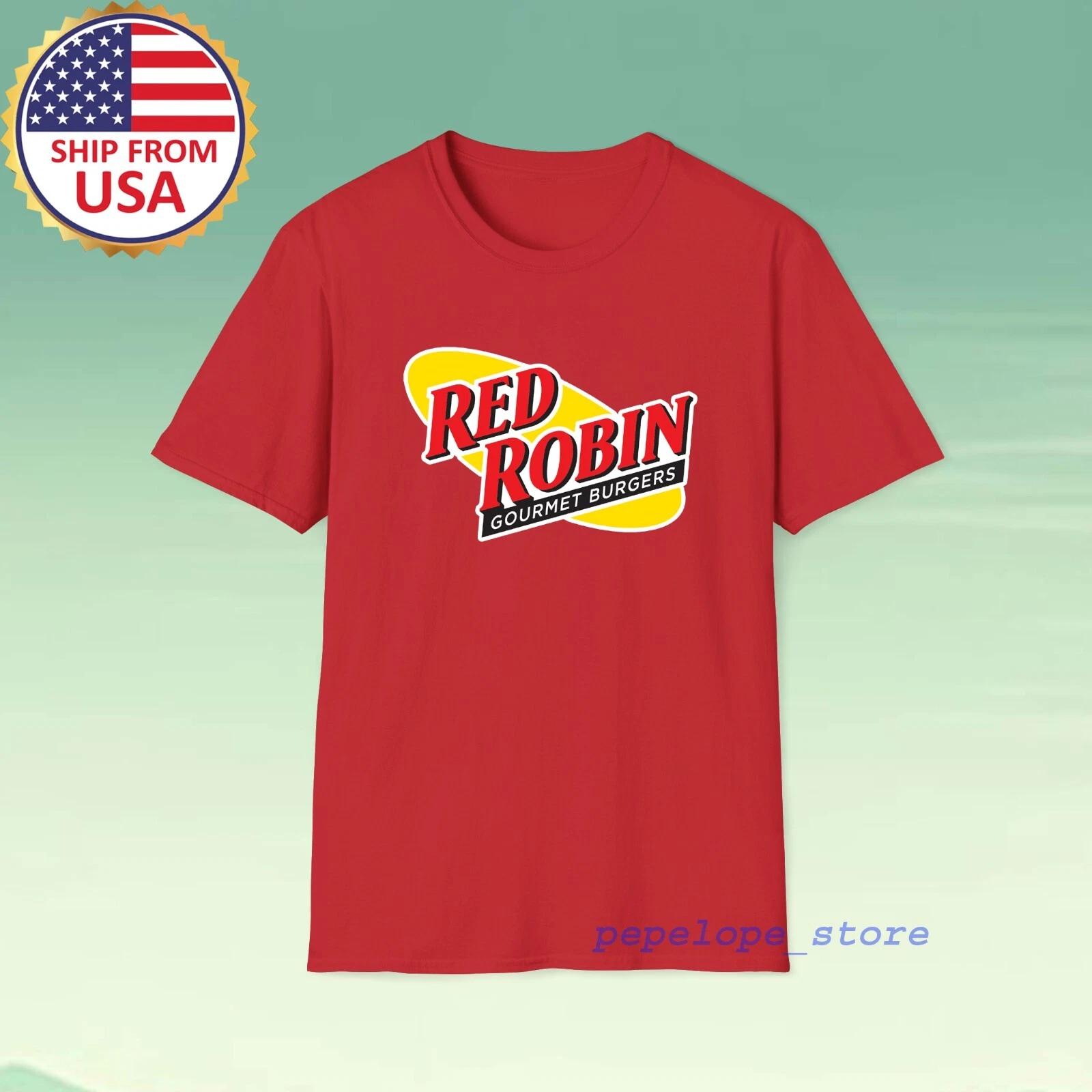 Red Robin Burgers Men s Red Size S-5XL S