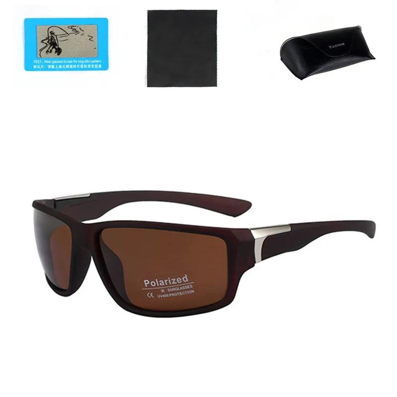 New Brand Designer Luxury Polarized Men Sunglasses Outdoor Cycling Sports Driving Fishing Glasses Lenses Eyewear