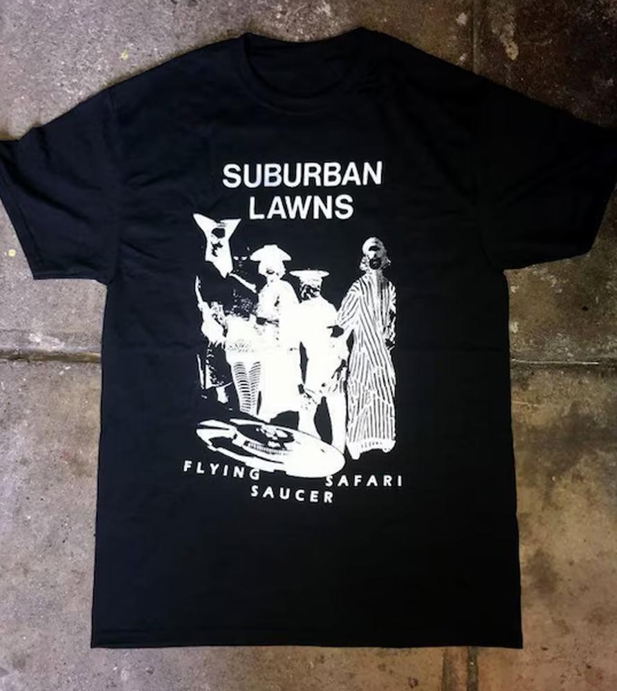 Футболка Suburban Lawns Band Flying Safari Saucer T Shirt  HH16 Унисекс Футболка S