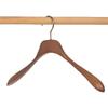 Cintres en Bois de Hêtre avec Pinces pour Pantalons - Épais, Élargis pour Manteaux et Costumes