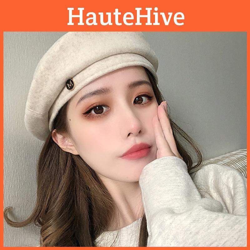 And Comfortable Stylish Womens Beret For Winter Soft Warm Hat Painter