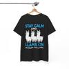 Stay Calm Llama On T-Shirt | Cute Animal Lover Tee | Funny Shirt