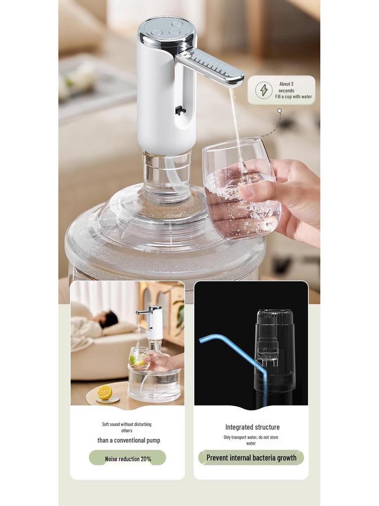 Fully Automatic Charging Water Dispenser for Bottled and Tap Water, Ideal for Home or Office.
