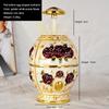 Automatic Up Toothpick Holder Metal Vintage Color Electroplating Egg Shaped Creative Guest Tea Room Restaurant Supplies